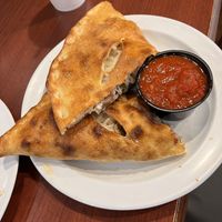 Vegan veggie calzone   at Bodacious Bakehouse in Virginia Beach