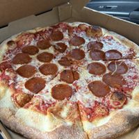 Pepperoni pizza  at Bodacious Bakehouse in Virginia Beach