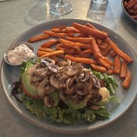 Vegan sandwich, no bun  at Kaffi Laekur in Reykjavik