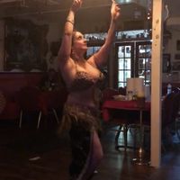 Belly dancing night at the restaurant  at Nour Lebanese Cuisine in Bethel