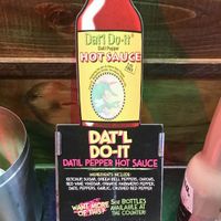 Hot sauce at Tijuana Flats in West Melbourne