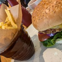 Burger and fries at The Stables in Kirkintilloch