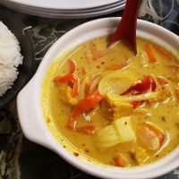 Vegan Red Curry at KB's Thai Hut in Sacramento