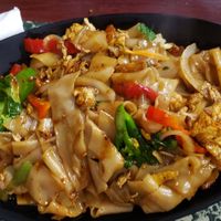 Vegetarian Drunken Noodles at KB's Thai Hut in Sacramento