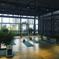 Yoga shala at AIRbarre Cafe in Phuket