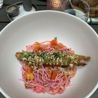 Noodles with venkel at Lento in Hasselt