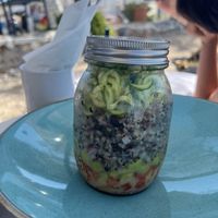 Zucchini salad (before mix)  at Copa Cabana in Patmos