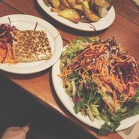 Salad is what was ordered.. I think at The Naam in Vancouver