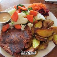 Naam steak platter at The Naam in Vancouver