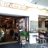 Outside view at Cafe au Lait in Berlin