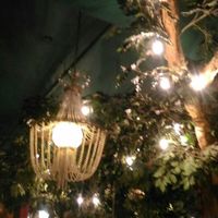 Blurry but the chandelier! at Economy Shoe Shop in Halifax