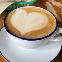 Latte with oat milk   at Dottie's Coffee Lounge in Pittsfield