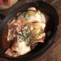 Vegan enchiladas with soy cheese at Otis in Hiroshima