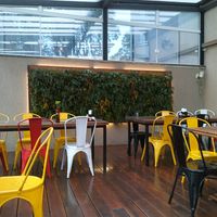Seating area at Domo Cafe Bistro in Curitiba