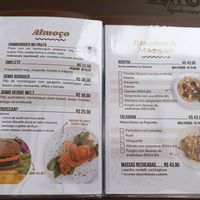 Menu 3/5 at Domo Cafe Bistro in Curitiba