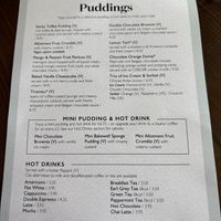 Dessert menu | April 2025 at The Traveller's Rest in Caerphilly