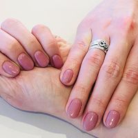 Builder fell extensions - no glue or plastic used  at Lady Luxe Nails in Crows Nest