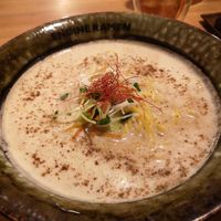 This is the Zesty Spicy Ramen without green onions and garlic. Yummy! at Kyoto Engine Ramen in Kyoto