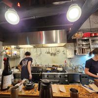Sit on the bar at Kyoto Engine Ramen in Kyoto