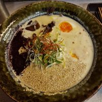 Kyoto Beaning Vegan Ramen for 1800, plus 200 for egg. at Kyoto Engine Ramen in Kyoto