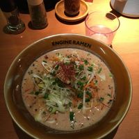 Zesty (spicy) vegan ramen  at Kyoto Engine Ramen in Kyoto