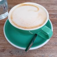 Cappucino with oat milk at Appeltje Eitje - Centre in The Hague