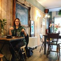 Finally I found a place where they serve the right coffee size! Double long!  at Appeltje Eitje - Centre in The Hague