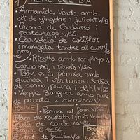 Menu van vandaag  at L'Hortet in Barcelona
