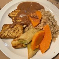 Tofu a la plancha  at L'Hortet in Barcelona