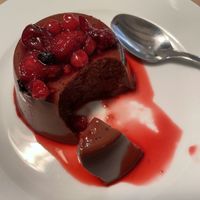 Flan  at L'Hortet in Barcelona