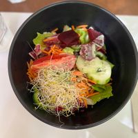 Salad starter   at L'Hortet in Barcelona