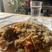 Tofu kinoa  at L'Hortet in Barcelona