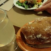 Bread and Salad at L'Hortet in Barcelona