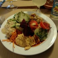 Salad from Buffet - Starter at L'Hortet in Barcelona