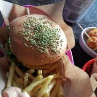 Burgers 2018 Aug at Veganaes in Reykjavik