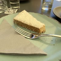 Raw vegan cake   at Mestna Kavarna in Piran