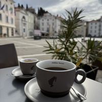 Coffee   at Mestna Kavarna in Piran
