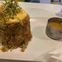 Kotthu vegie com queijo at Sri Lankan Curry Bowl in Zagreb