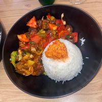 Devilled Soya Chunks   at Sri Lankan Curry Bowl in Zagreb