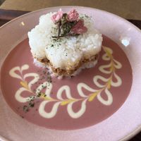 Cherry Blossom Curry  at Vegan Cafe PQ's in Tokyo