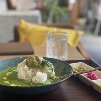 With pickles   at Vegan Cafe PQ's in Tokyo