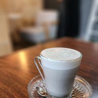 Black Seasame Latte at Vegan Cafe PQ's in Tokyo