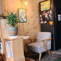 Interior at Vegan Cafe PQ's in Tokyo