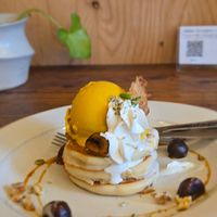 Pancakes at Vegan Cafe PQ's in Tokyo