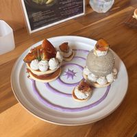 september pancakes   at Vegan Cafe PQ's in Tokyo