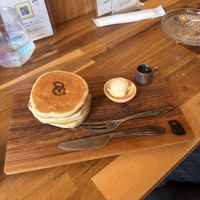 normal pancake offering   at Vegan Cafe PQ's in Tokyo