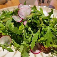 The "Green" option with peas and pesto (very nice) at Cafe Kunst Haus in Vienna