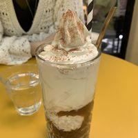 Vienna iced coffee  at Cafe Kunst Haus in Vienna