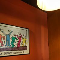 Interior at Café Célia in Porto