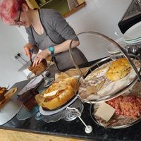 Lovely baked goods and friendly staff at The Cow Bog in Londonderry